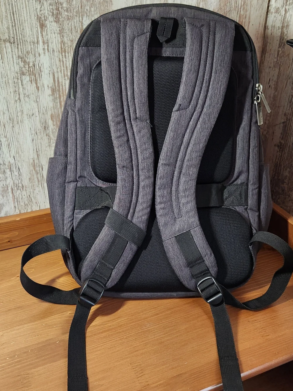 Samsonite Gray Travel Modern Utility Paracycle Laptop Backpack Charcoal
